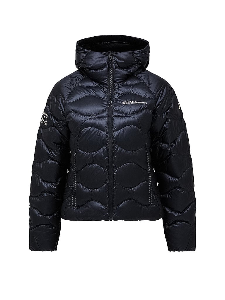 PEAK PERFORMANCE Damen Daunenjacke Helium Down Hood schwarz | M